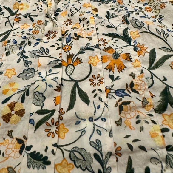 Women’s Zara Basic Floral Print Crochet Boho Blouse Size Large - Picture 7 of 7